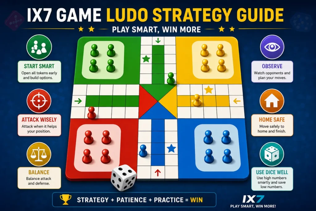 IX7 Game Ludo strategy
